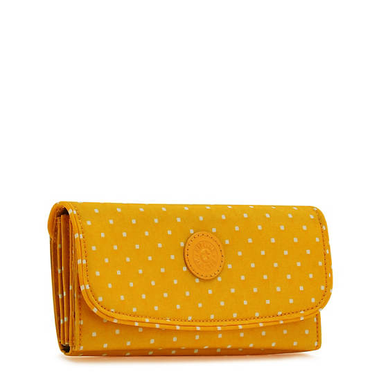 Kipling Money Land Printed Snap Wallet Håndveske Gul | NO 1930KO